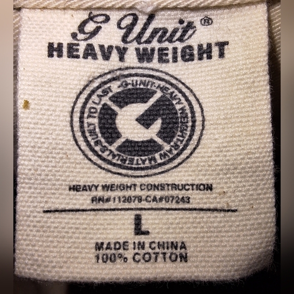 G-Unit Heavyweight Short Sleeve Shirt with Embroidery In A Mens Size Large. EUC - Picture 7 of 11
